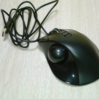 まだまだ新品同様　エレコム マウス 有線 トラックボール 6ボタン ブラック M-XT3URBKの画像
