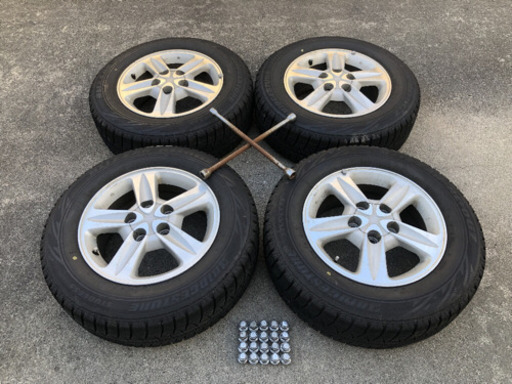 エスティマ純正ホイール＆スタッドレスタイヤ 4本セット 205/65R15