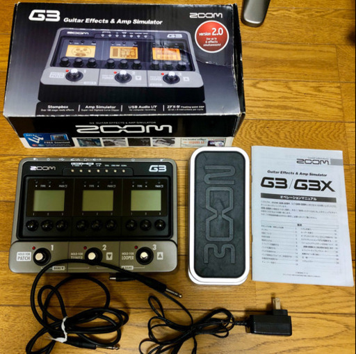 エフェクター、PA機器 ZOOM G3 Ver.2.0 + FP02M