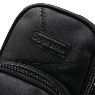 SUPREME 19FW Patchwork  レザー ショルダー バッグの画像