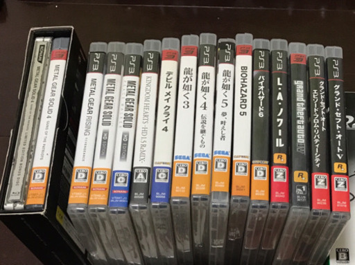 PS3 250G  CharcoalBlack CHCH-4000B ソフト16本セット