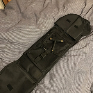 【0円で譲ります】黒いスケボー（バッグと工具付）の画像
