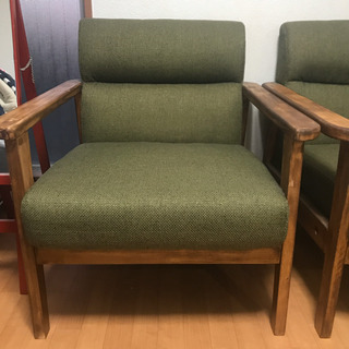 1人がけソファー×2の画像