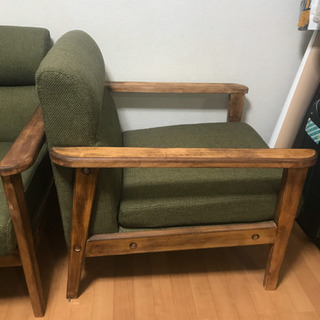 1人がけソファー×2の画像