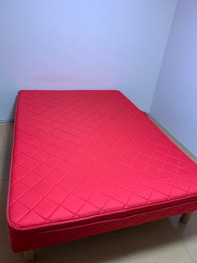 脚付きマットレス 脚長タイプ ダブルベッド