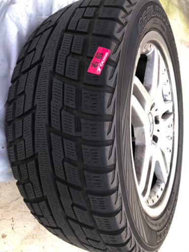 スタッドレスタイヤ、ホイール、4本セット。ベンツML350、265/50 R19 タイヤ5分山
