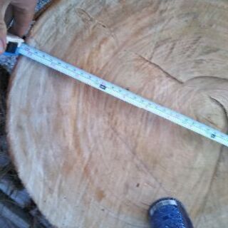 広葉樹ケヤキの薪割り台！大きめ。茨城県潮来市。の画像