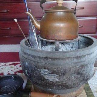 火鉢セット　すぐ使えます　七輪