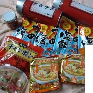 食品詰合せ　山本山味付海苔　酒悦鶏そぼろ　乾麺　塩飴　チャンポン