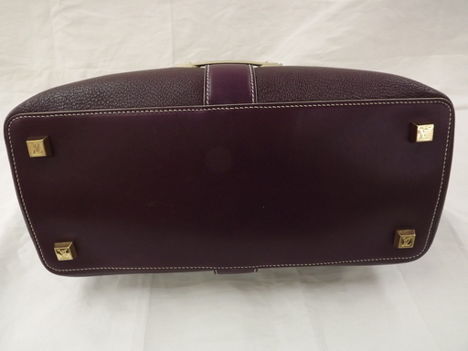 LOUIS VUITTON ルイヴィトン スハリ アンジェニューPM M91811 レザー ハンドバッグ ブルュンヌ 札幌 西岡店