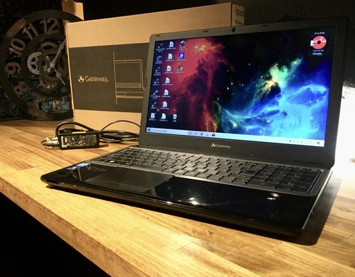 売却済み。ご覧頂きありがとうございました。一宮市・稲沢・各務原市でパソコン買うならMr.Carnival　一宮店【まだまだ新しい2014年製Gateway 15.6インチ 元箱付き　メモリ４GB HDD500GB】ミスカニ　PC修理・中古PC販売、iPhone&iPad修理店【クレカ＆PayPay&メルペイ使えます！】店頭在庫PCのご紹介です！