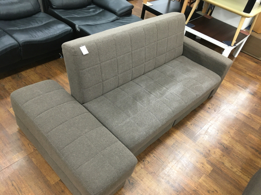 オットマン付ソファーベッド