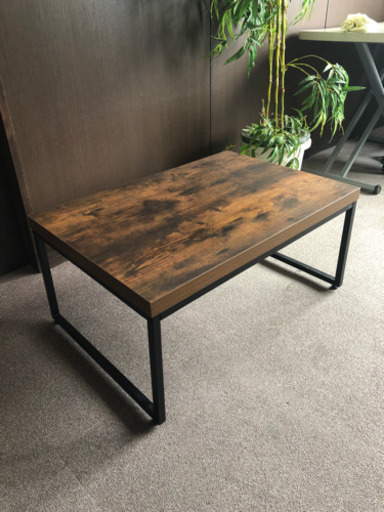 ご覧いただきましてありがとうございます。   ◆美品◆インダストリアル■ニトリ■ブルックリンスタイル■モダン■ローテーブル/リビングテーブル■