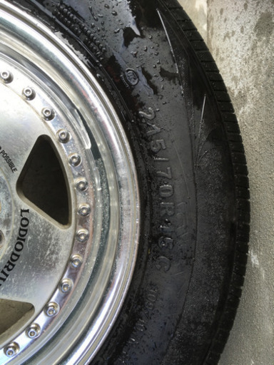 ロデオドライブのホイール　215/70r15 ハイエース　6穴
