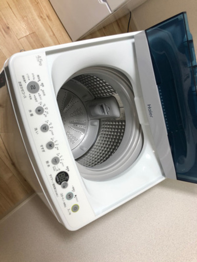⭐️ 【引き取り中】洗濯機　4.5kg 美品　まるで新品
