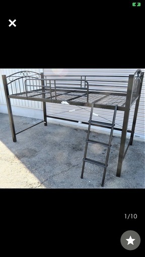 ニトリ《ロフトベッドフレーム》シングル　家具