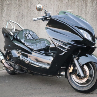 【YAMAHA マジェスティ】ロンホイローダウン加工！！フルメッキフルエアロ！！の画像