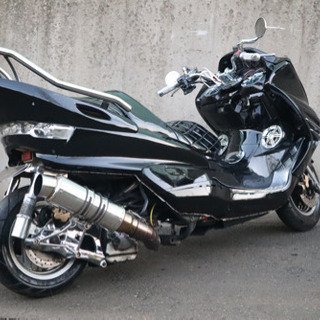 【YAMAHA マジェスティ】ロンホイローダウン加工！！フルメッキフルエアロ！！の画像