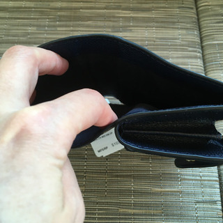 コーチ　財布　ネイビー　二つ折り　新品　未使用の画像
