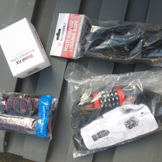 バイクのダイヤルロックキー　グリップ　その他　未使用