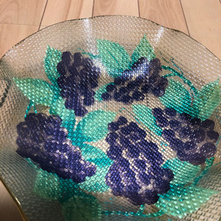 値下げ、未使用、ガラス皿の画像