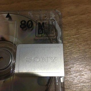 SONY MD 80分　未使用の画像