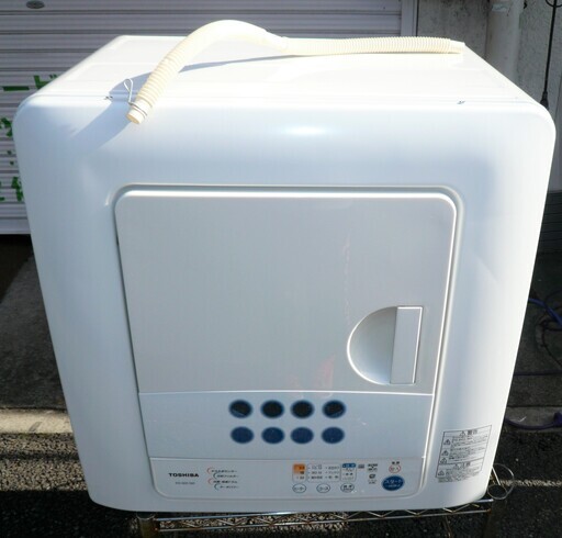 ☆東芝 TOSHIBA ED-60C 衣類乾燥機 ターボパワー ①◆2018年製・乾燥容量6.0kg