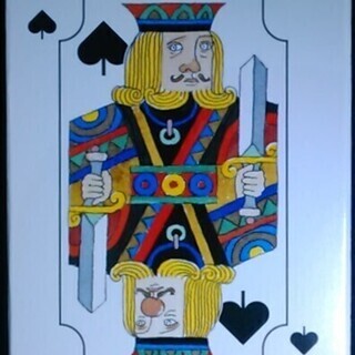 安野光雅 トランプ アンデルセン 白の画像