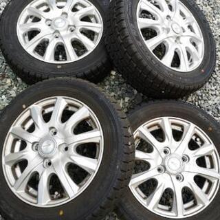 【商談中】155/65 R13 アルミホイール付スタッドレスタイ...