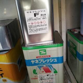 ヤネフレッシュF  特殊フッ素高級屋根塗料 ダークグリーン 16kgセット エスケー化研