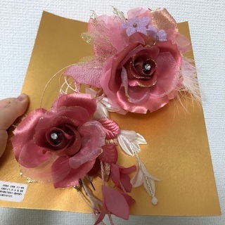 高級 和装髪飾り 成人式などに！