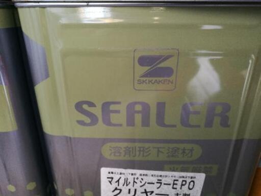 マイルドシーラーEPO　クリヤー 14kgセット　弱溶剤形下塗用塗料　エスケー化研

