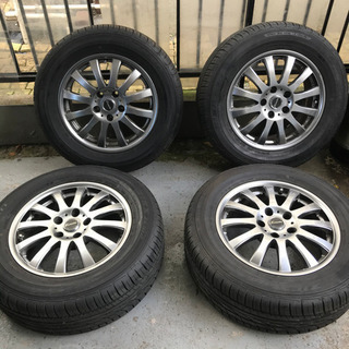 スタッドレスタイヤ　225/60R16 ４本　アルミホイール付き
