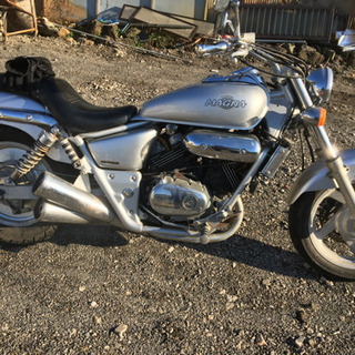 マグナ250  バッグ　背もたれ付き
