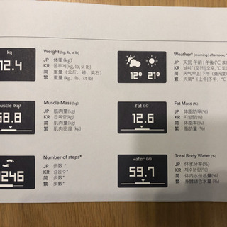 WithingsBody+ Wi-Fi接続 体重・体組成計の画像