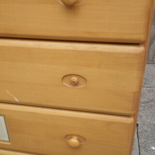 無料で差し上げます。■洋服箪笥　タンス　チェスト 　W80 D59 H178.5の画像