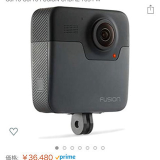 本体2つも！gopro 360 fusionとgopro her...