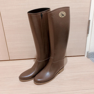 お値引き！ダフナ★ジッパー付きレインブーツ★23cm★ワンピース...