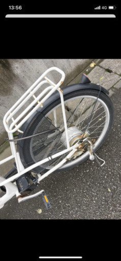電動自転車、白