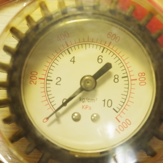 未開封　ゲージ付 エアーチエック AT-03　エアーコンプレッサー用の画像