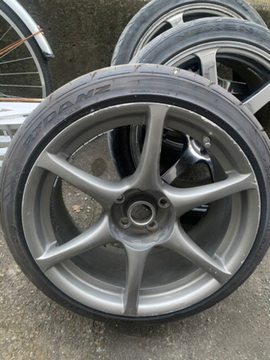 ホイール　タイヤ　セット　R34 2本　AVS T6 2本　ドリフト