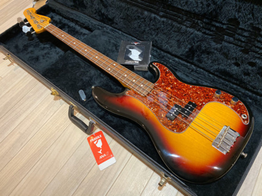 Fender プレシジョンベース　アメビンボディ！