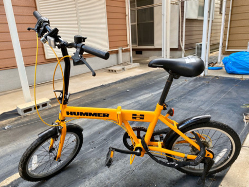 最終値下げになります　HUMMERハマー折りたたみ自転車