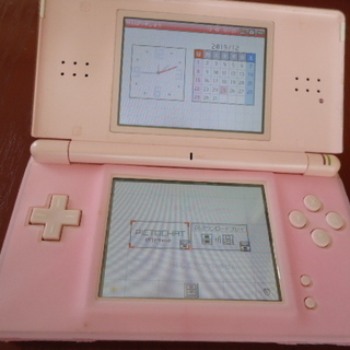 値下げ中！　任天堂　DS Lite　本体　ピンク　中古　ハードケ...