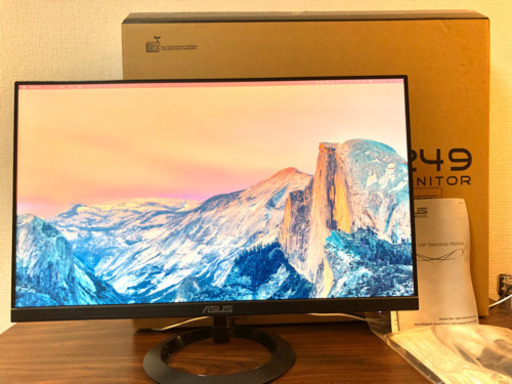 【超美品】ASUS超薄型23.8インチモニター！大画面で動画やゲームも