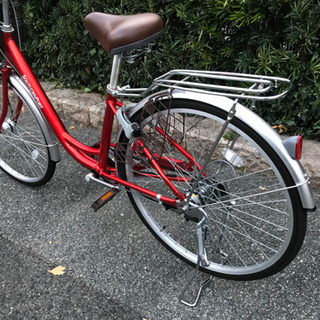 2019年7月購入6段変速26インチ自動点灯軽量アルミフレーム　シティサイクル