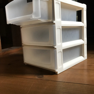 ニトリの小物収納　ポスデコ浅型3段