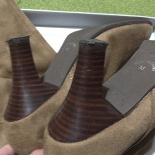 【あげます】LazySwanのロングブーツ(キャメル)の画像