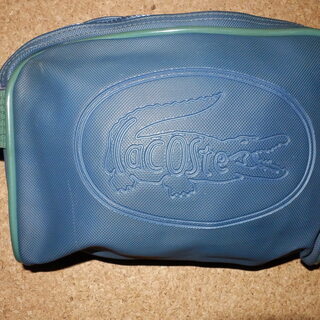 Lacoste　ポーチ　セカンドバッグ　紺