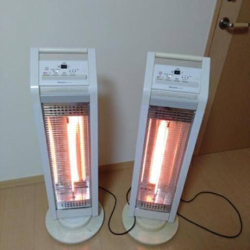 赤外線ヒーター2台